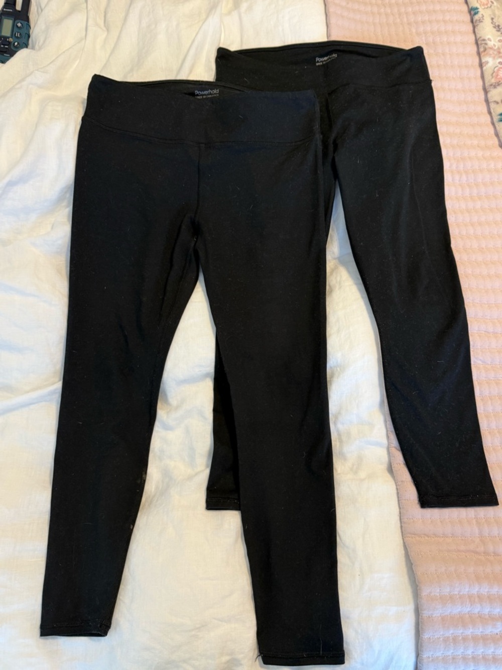 Fabletics Black High-Waist PowerHold Leggings